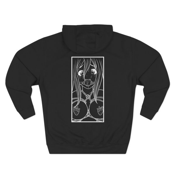 Art By Berry Spicy Waifu anime manga inspired panel Design (Three-Panel Fleece Hoodie) - Image 2