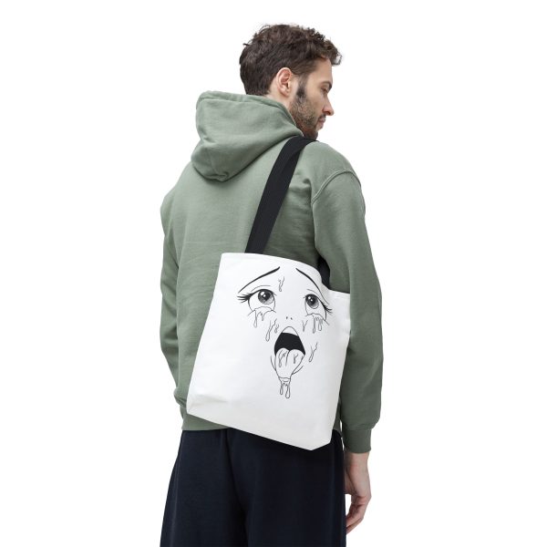 Ahegao face Anime Tote Bag (AOP) - Image 3