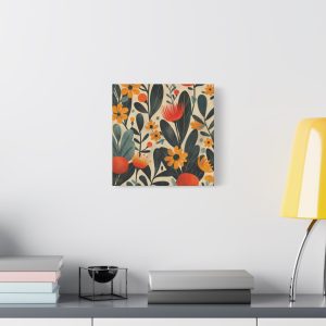 Canvas Print - Mid Century Modern Floral Art