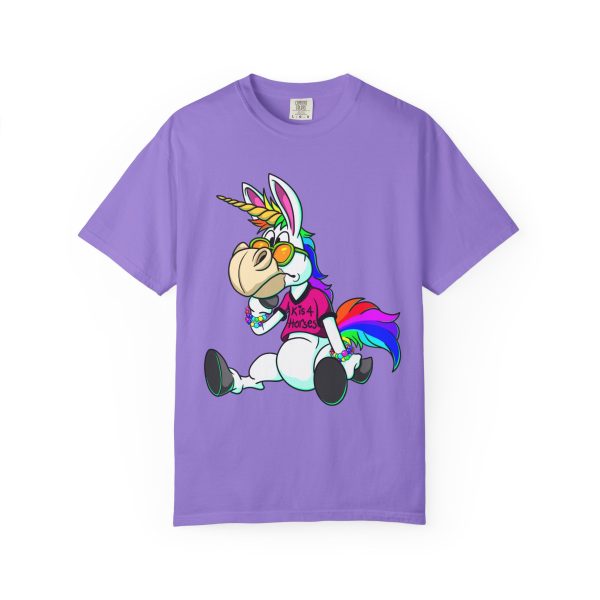 K is For Horses Unisex Garment-Dyed T-shirt - Image 6