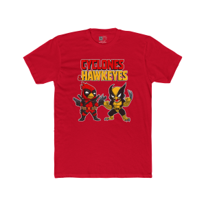 Iowa Rivalry Fan Art Tee – Superhero Birds Edition (S–3XL)